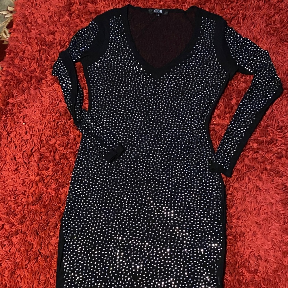 Studded Sheer Dress
